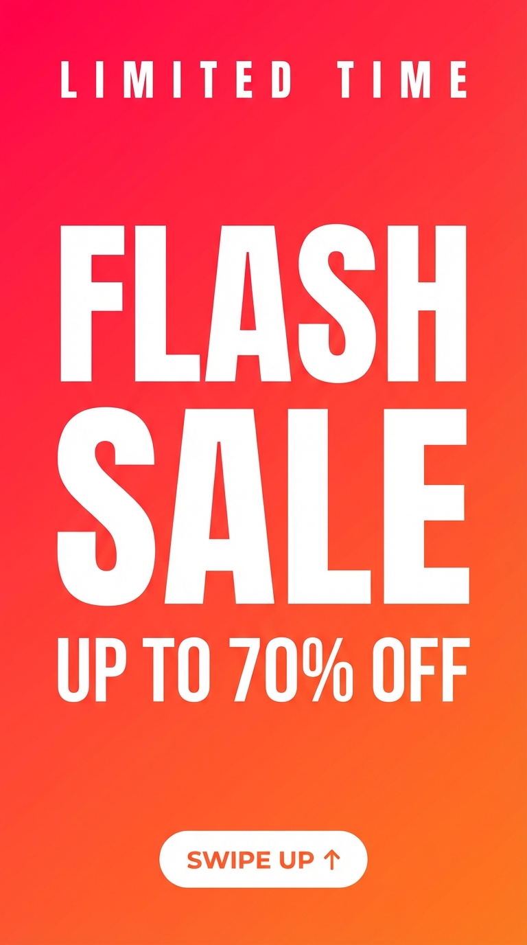 Flash Sale — Instagram Stories template