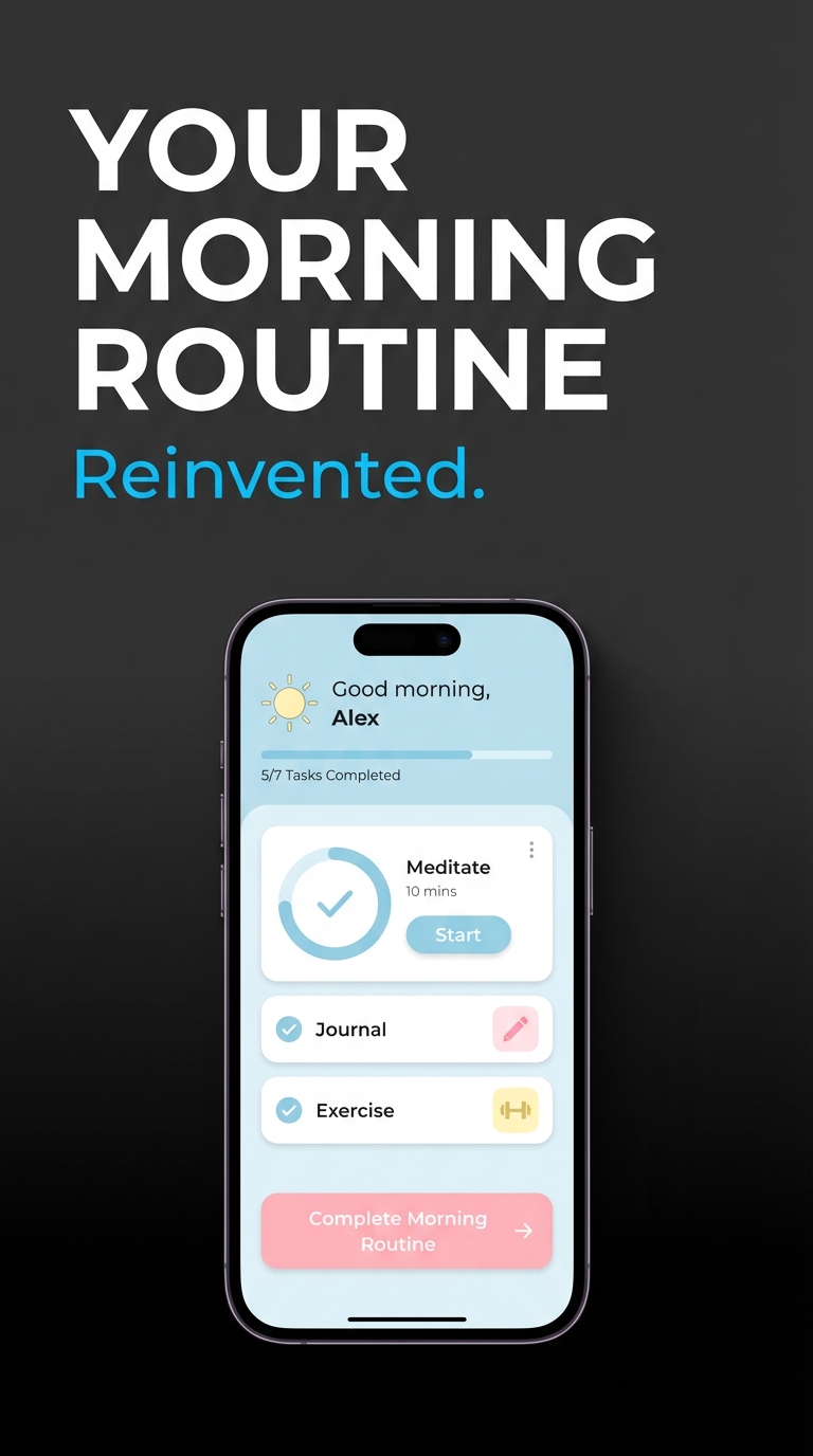 Bold Typography Hero — App Store Previews template