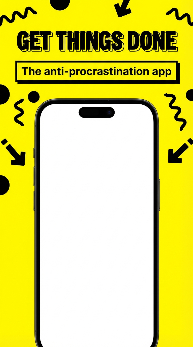 Bold Neo-Brutalism — App Store Previews template