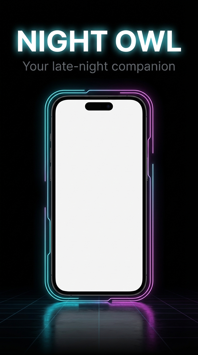 Neon Night — App Store Previews template