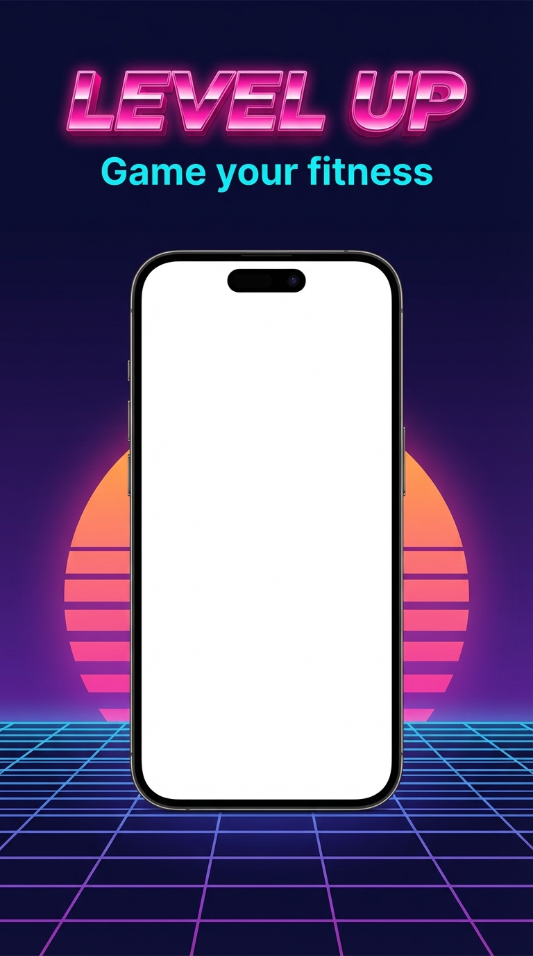 Retro Synthwave — App Store Previews template