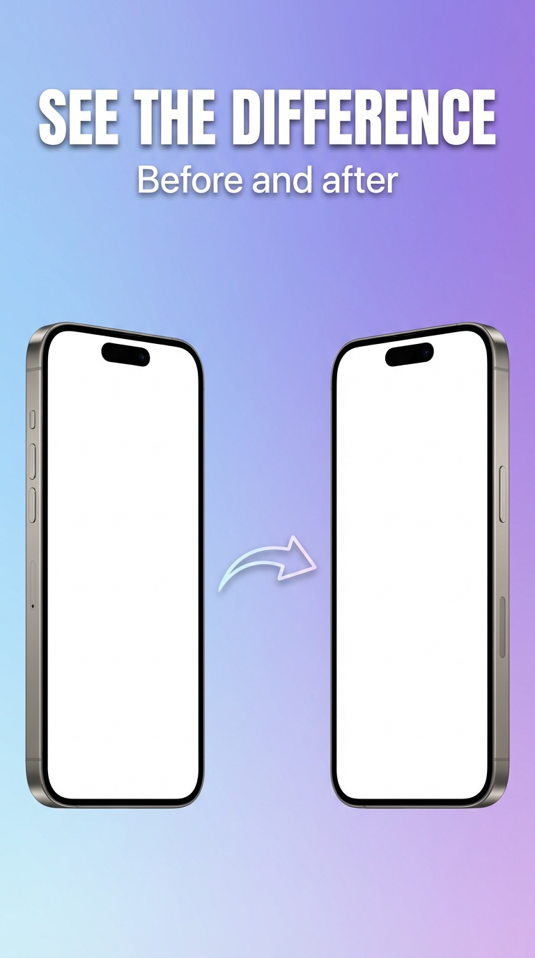 Screenshot Comparison — App Store Previews template