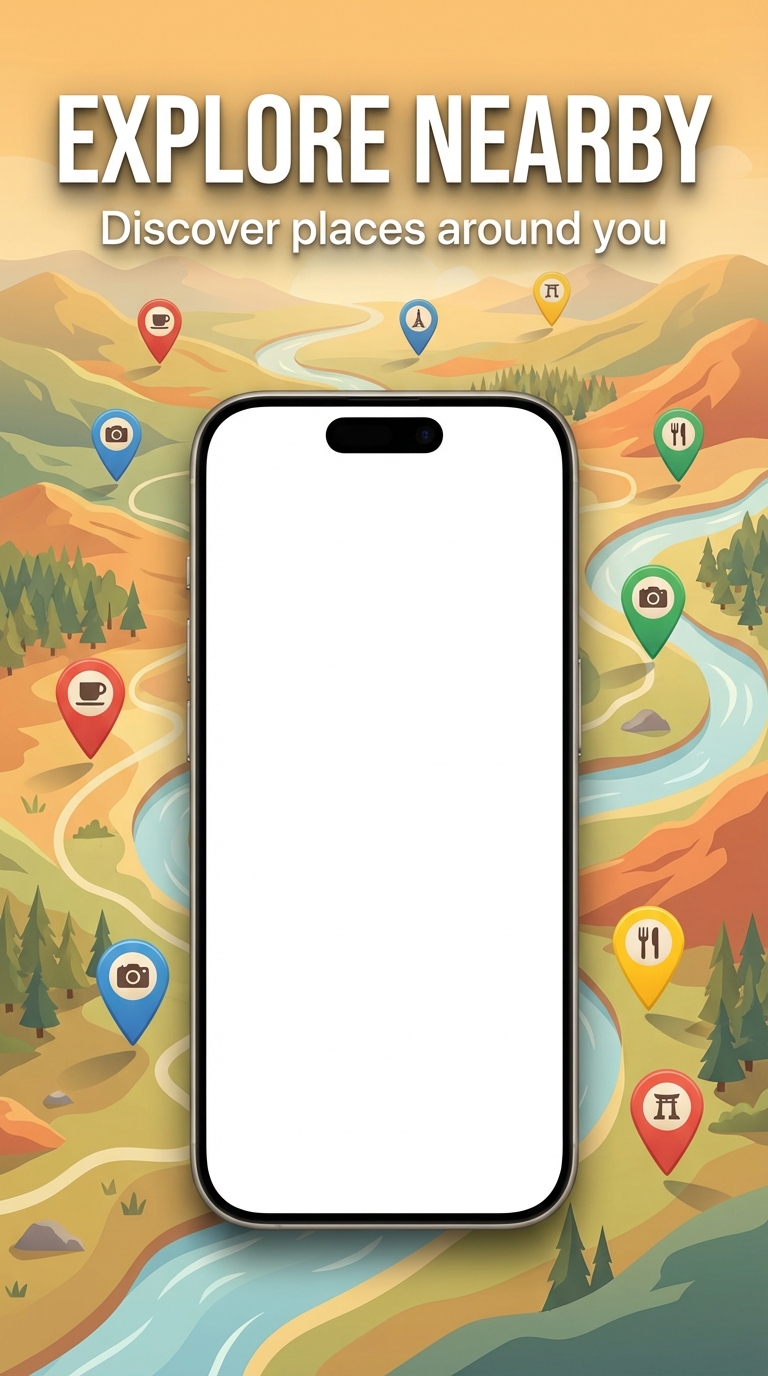Map / Location — App Store Previews template
