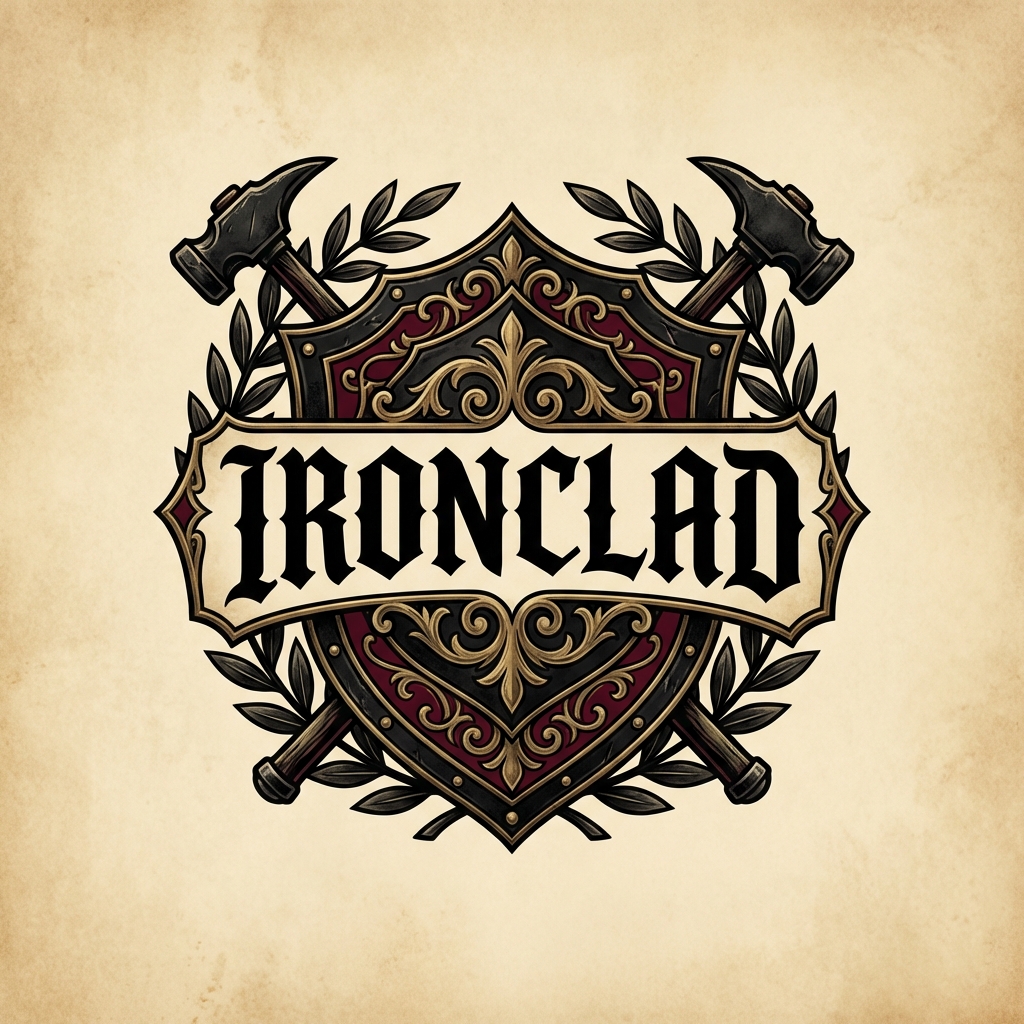 Gothic Badge — Logos template