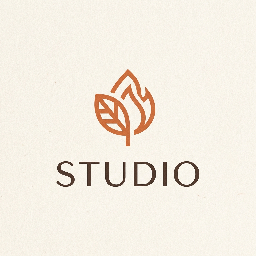 Stacked Icon Above — Logos template