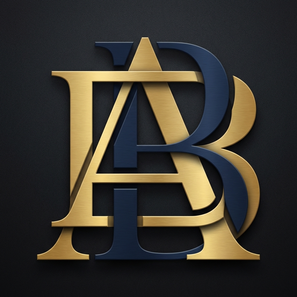 Overlapping Letters — Logos template