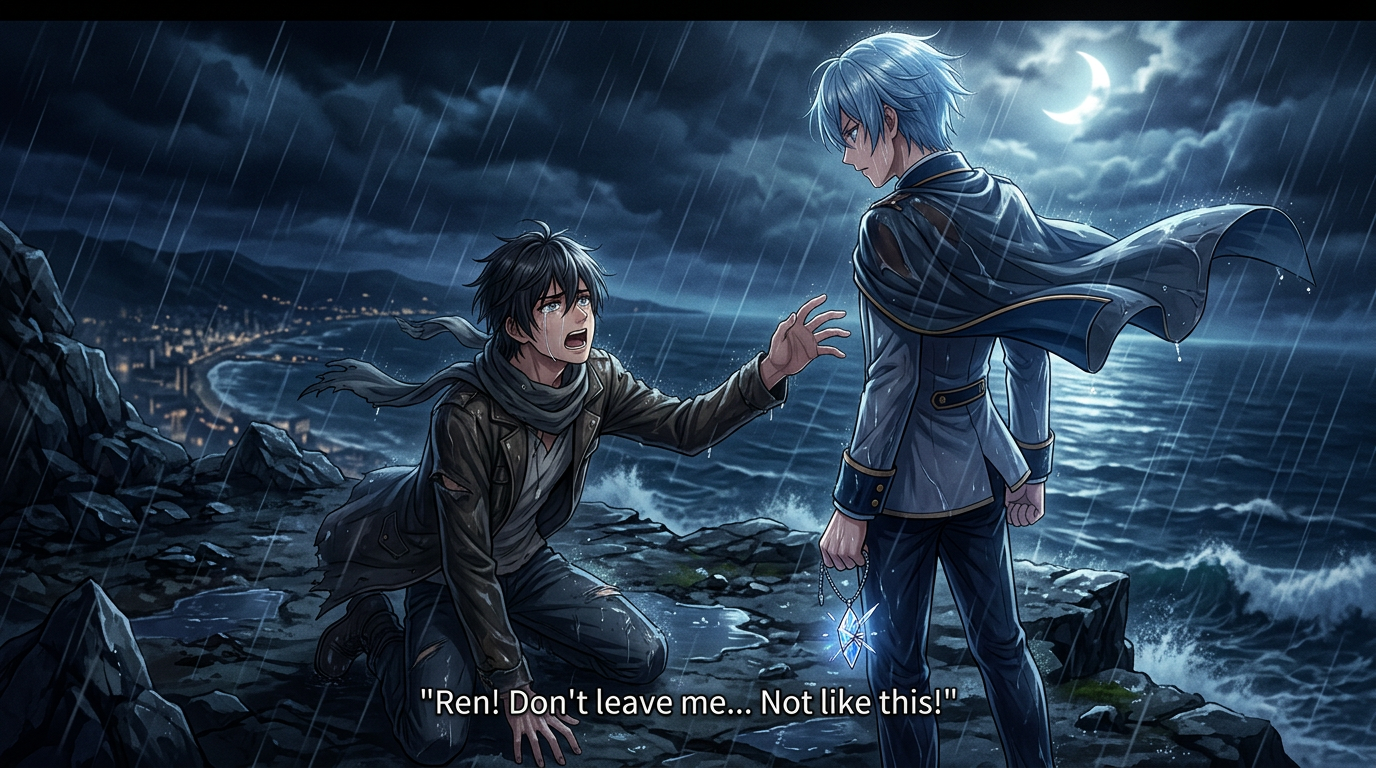 Dramatic CG Scene — Visual Novel template