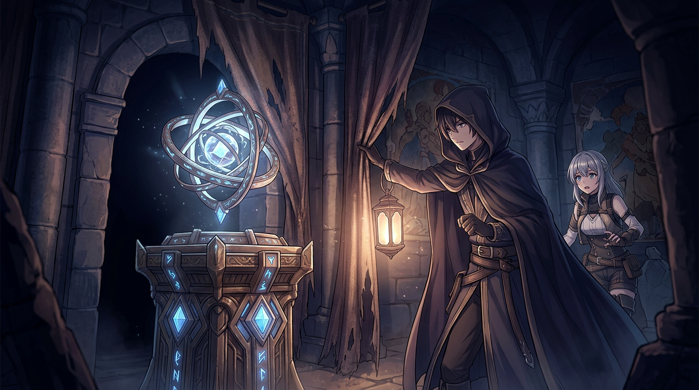 Reveal CG Scene — Visual Novel template