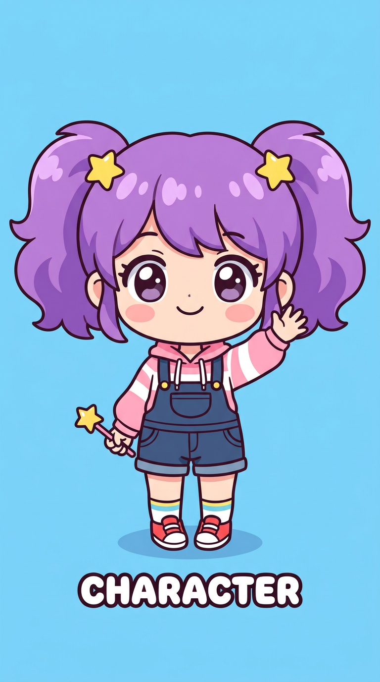 Chibi Sprite — Visual Novel template