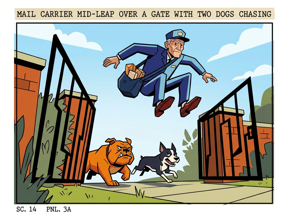 Animation / Storyboard — Comic Panels template