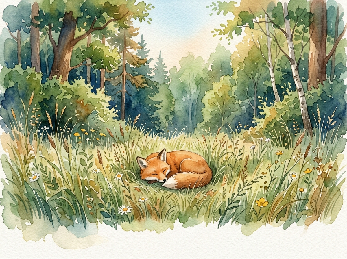 Watercolor Painted — Comic Panels template