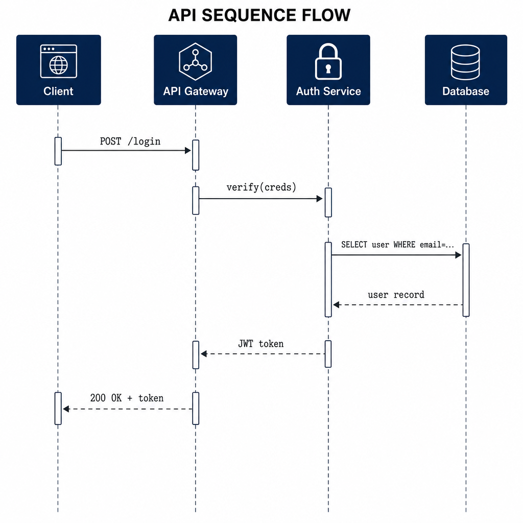 Sequence Diagram — Architecture Diagrams template