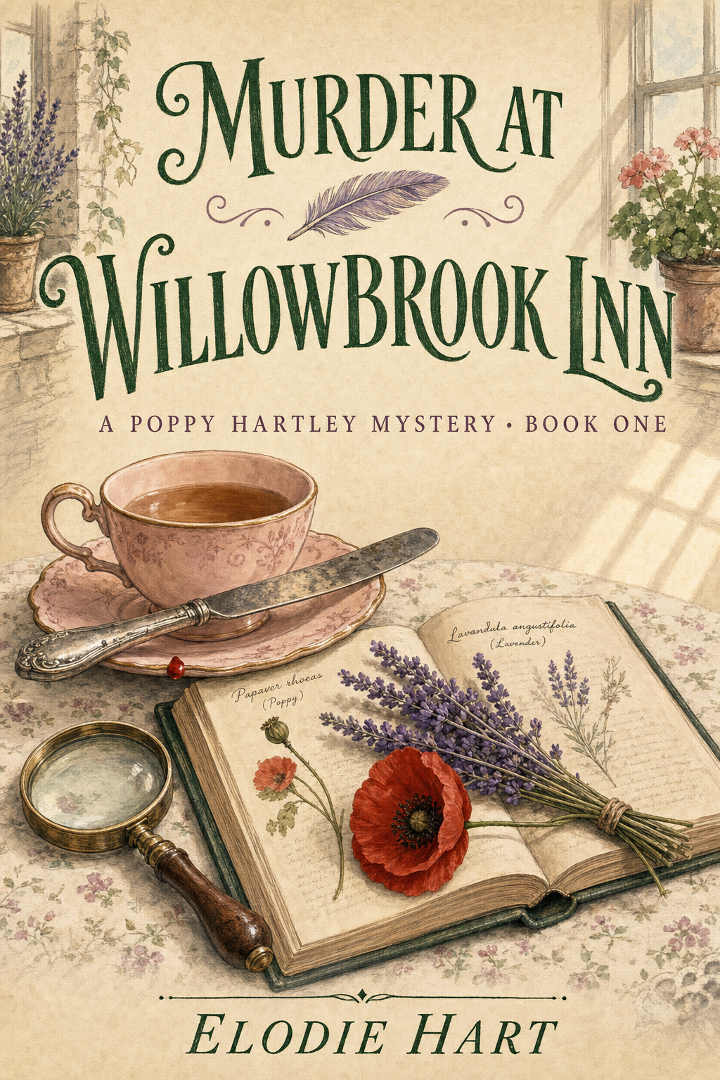 Cozy Mystery — Illustrated — Book Covers template