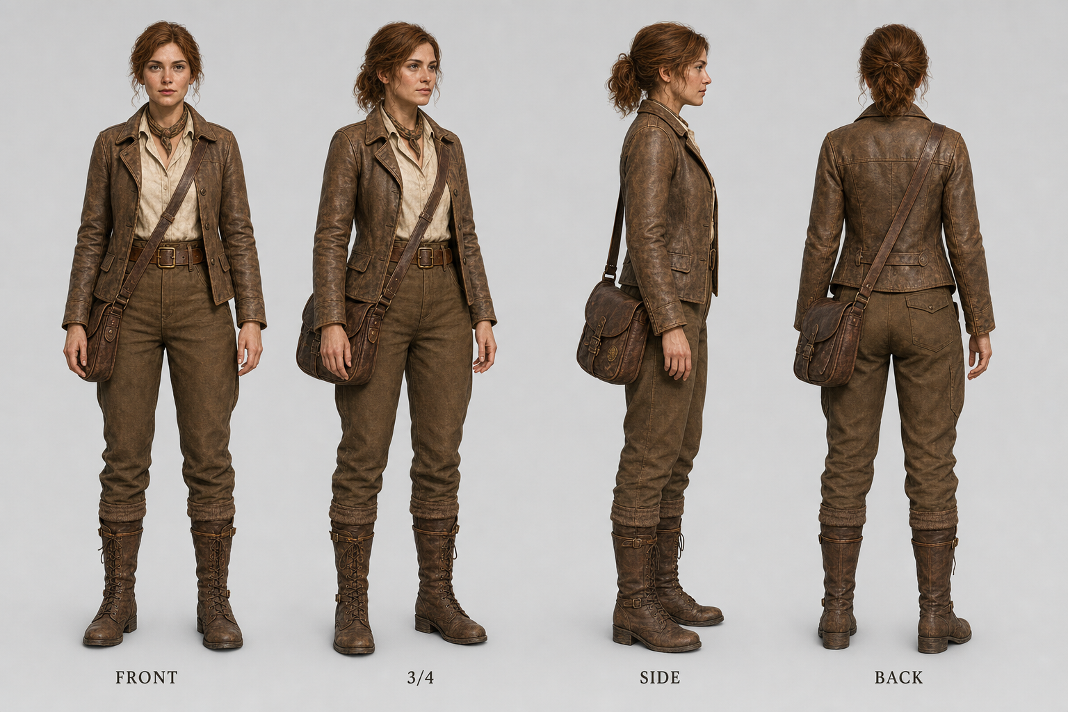 Character Turnaround Sheet — Character References template