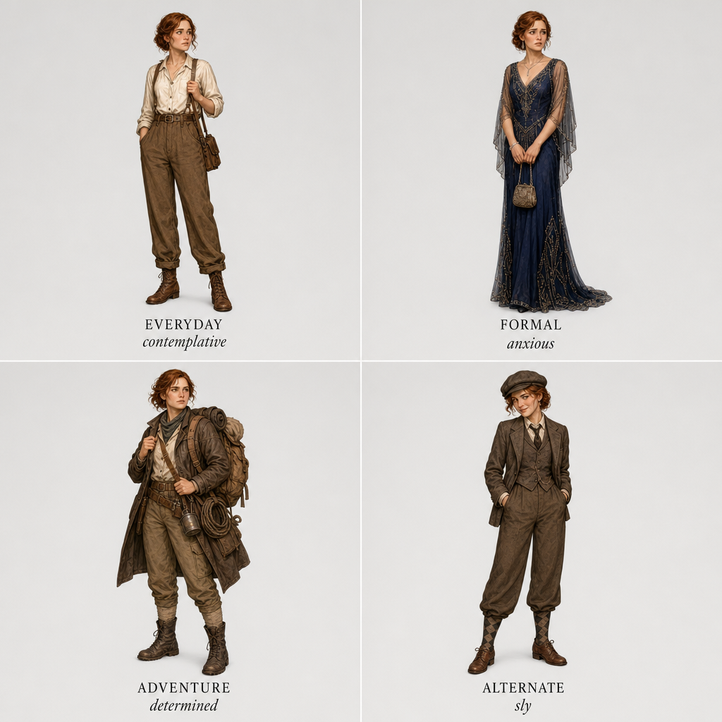 Story Moments — Character References template