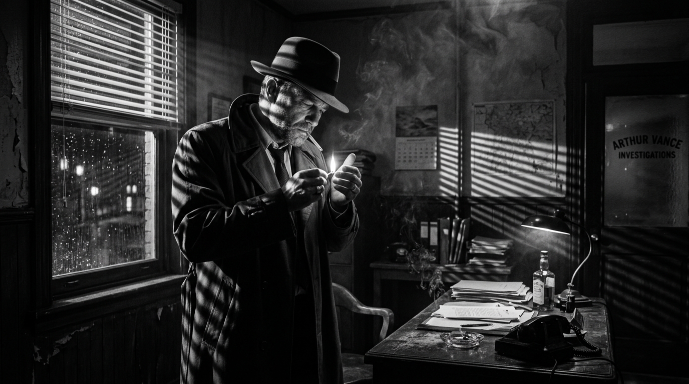 Film Noir — Cinematic Stills template